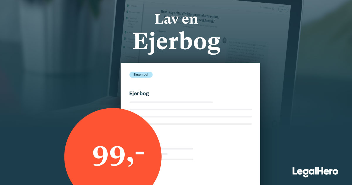 Emuler Mudret aften Ejerbog - Opret online eller få rådgivning af jurist